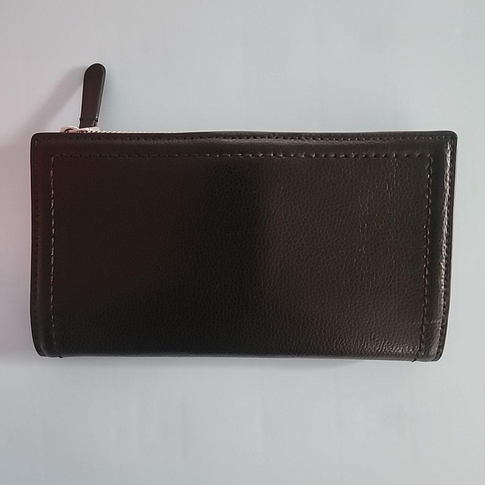 EUC Kate Spade NY Patterson Drive Braylon Wallet Clutch -Pebbled Black Leather - Picture 3 of 12